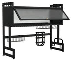 ORGANIZADOR + ESCURRIDOR DE PLATOS CON TAPA PROTECTORA