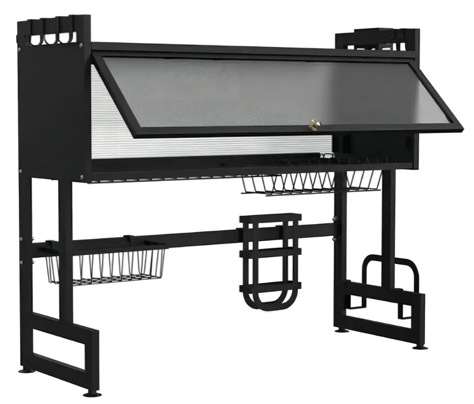 ORGANIZADOR + ESCURRIDOR DE PLATOS CON TAPA PROTECTORA